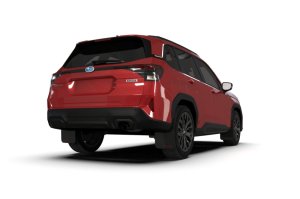 Subaru Forester Mud Flaps - Rally Armor - UR Black with Metallic Black Logo - Black - `25-`27